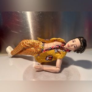 Collector’s Designer Signature Simu Liu Ken Doll From Barbie Movie - Beach Scene